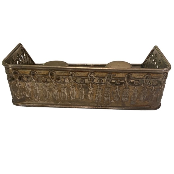 Art Deco Silver Plate Inkwell Desk Set - fun rare antique form for use or decor - Picture 11 of 15